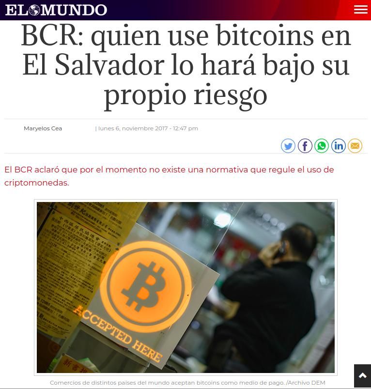 noticias sobre el bitcoin