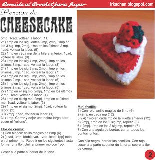 Comida al Crochet - parte 3 (Porciones)