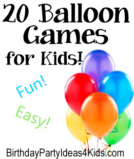 pin by birthday party ideas 4 kids on birthday party games balloon