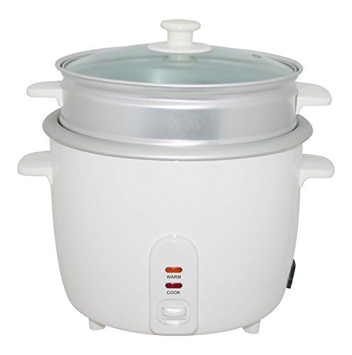 wees beyond 5281 08 electric rice cooker with steamer 8 cup white rice cooker cup size