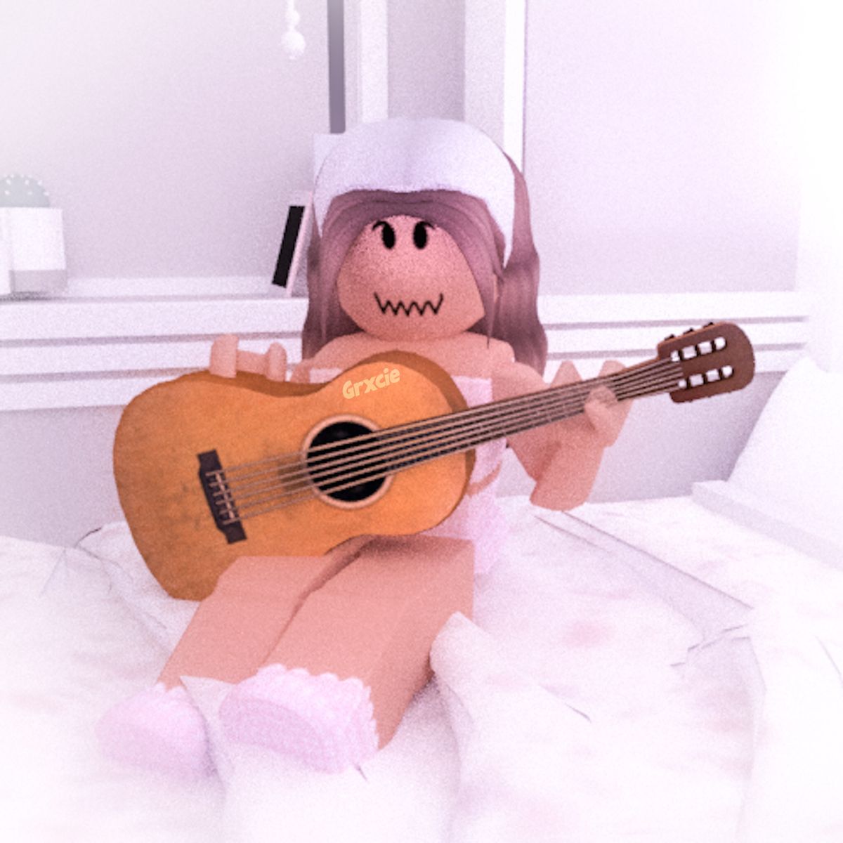 Aesthetic Guitar Gfx Made By Grxcie In 2020 Roblox Pictures Roblox Animation My Favorite Image - guitar roblox catalog