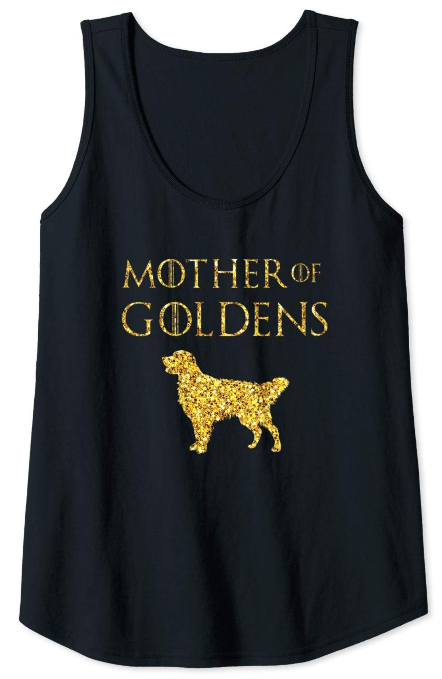 Womens Mother Of Goldens Golden Retriever Lover Tank Top