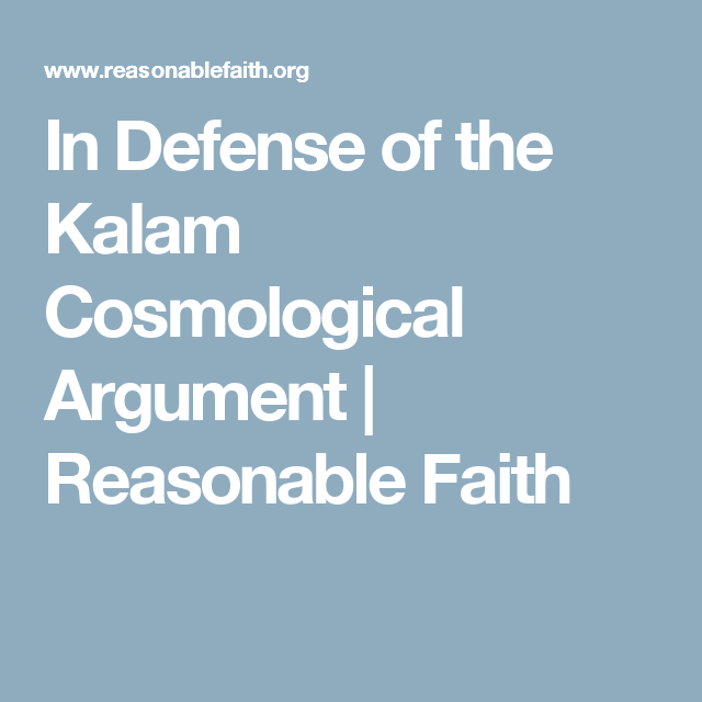 Examples Of Good Essays In English In Defense Of The Kalam Cosmological Argument Reasonable Faith Search Essays In English also English Essays On Different Topics In Defense Of The Kalam Cosmological Argument Christian Essay Health Care