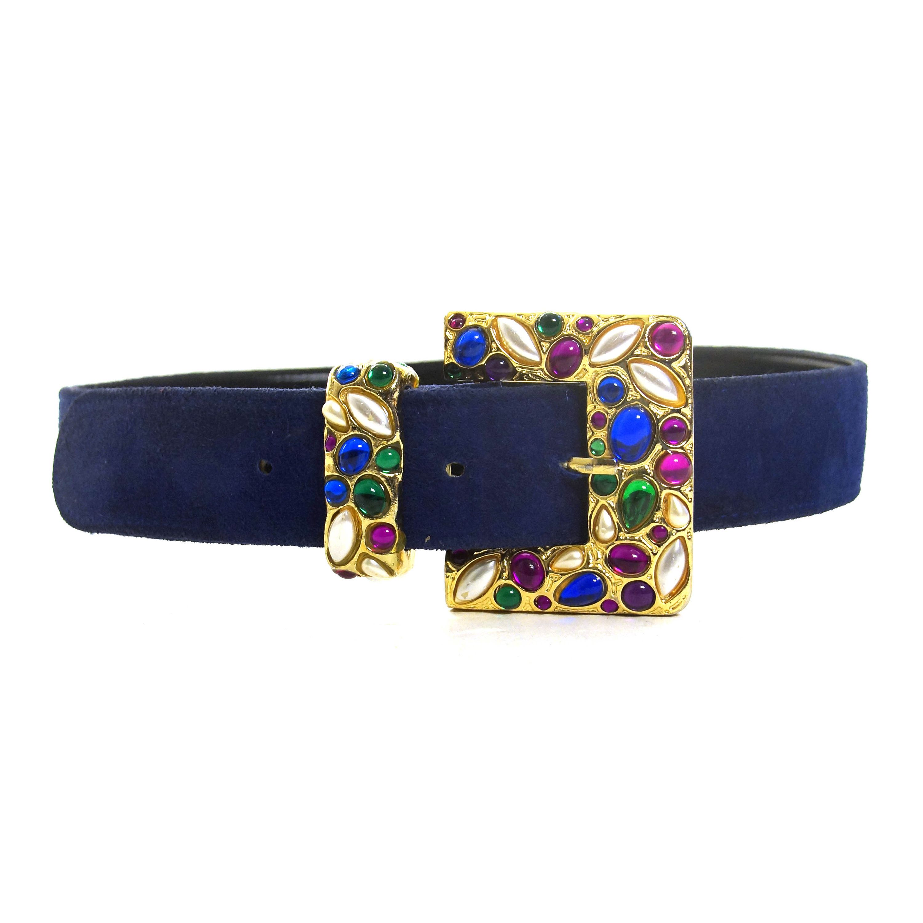 Medium Vintage Metal Statement Belt