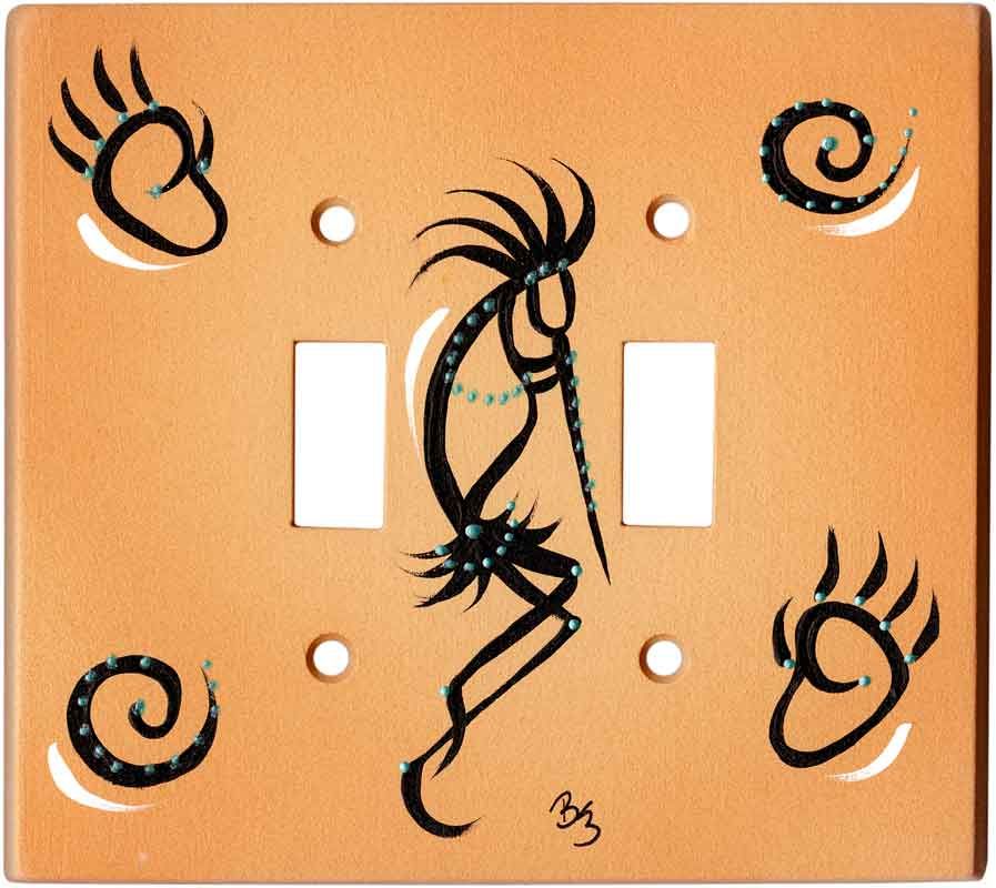 KOKOPELLI SOUTHWEST HOME WALL DECOR SINGLE LIGHT SWITCH PLATE