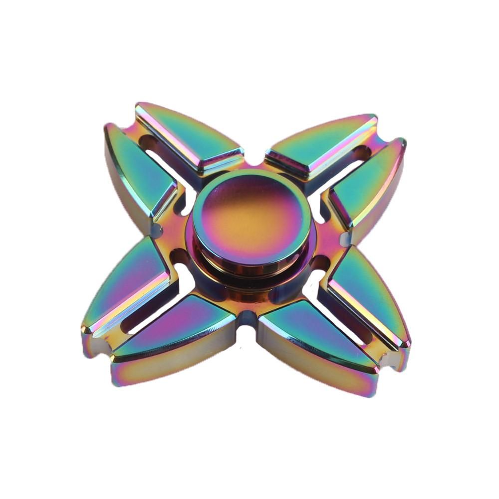 iridescent fidget spinner