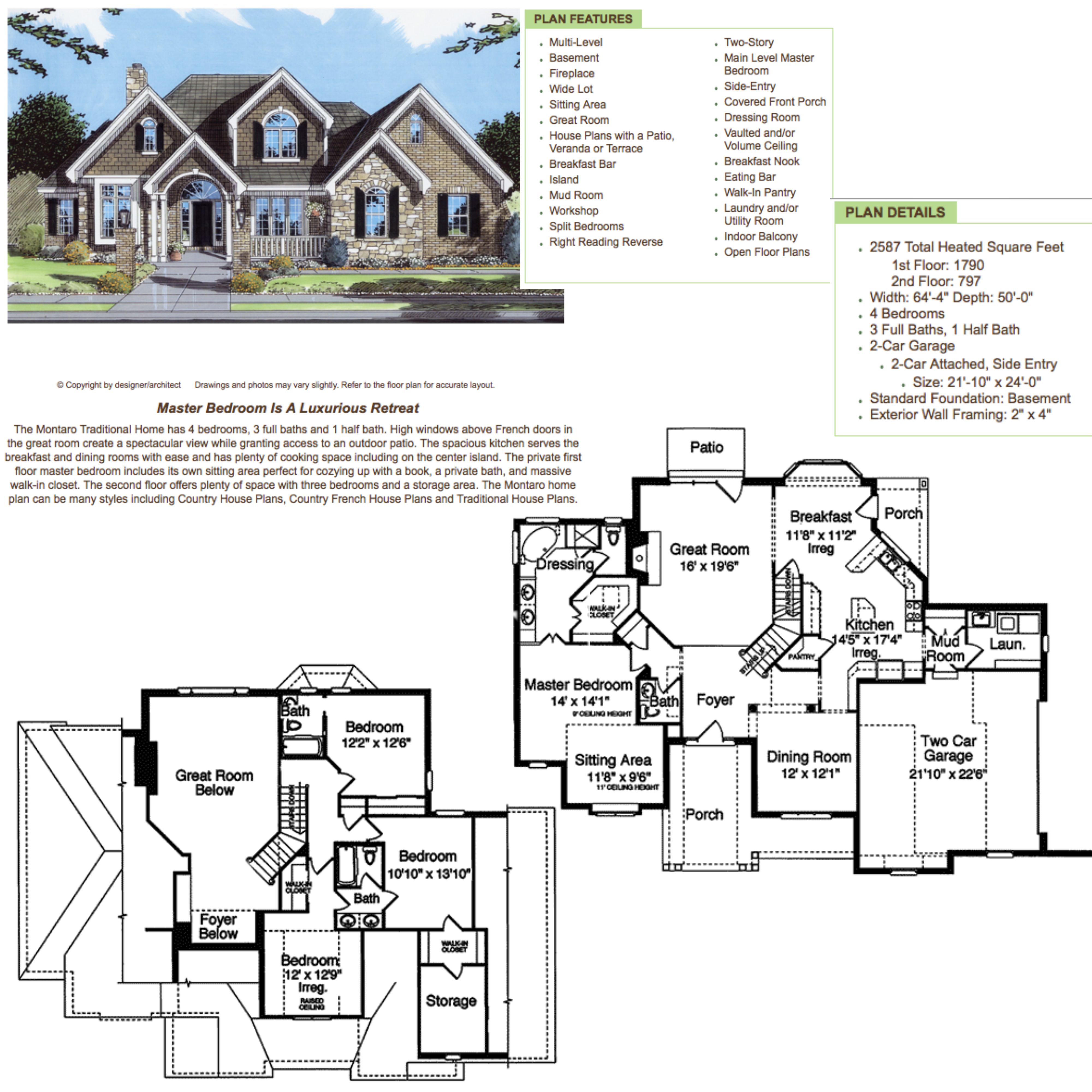 Architectural Designs Basement house plans, New house