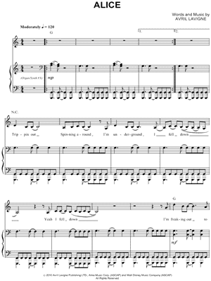 Avril lavigne alice скачать Avril lavigne alice скачать