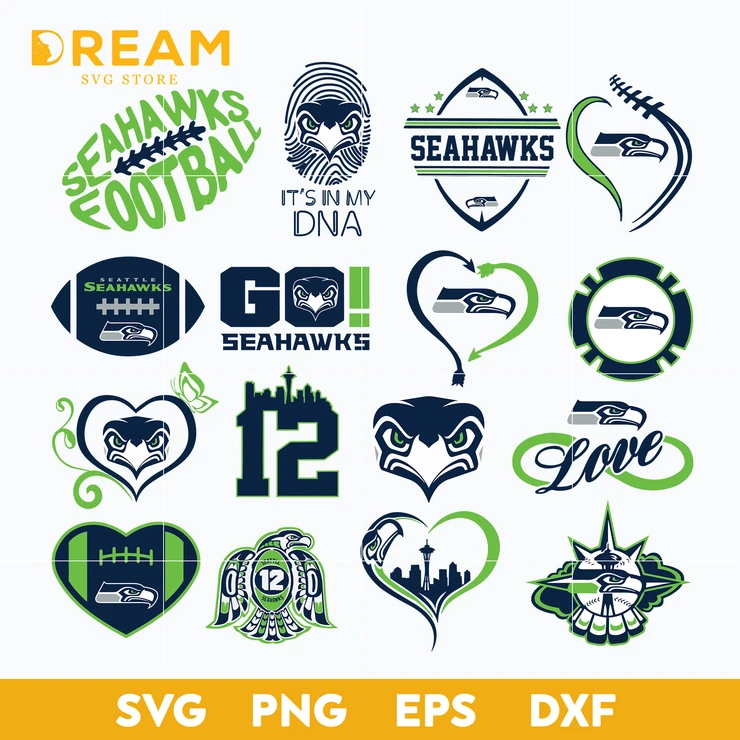 Download Seattle Seahawks Bundle Svg Seahawks Bundle Svg Nfl Svg Png Dxf E Dreamsvg Store