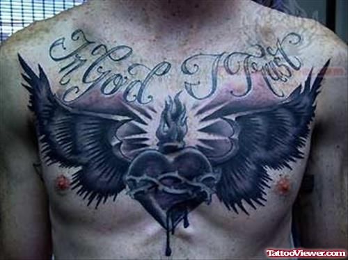 Heart Wing Tattoo Designs On Chest Chest Tattoo Men Wing Tattoo Men Heart With Wings Tattoo