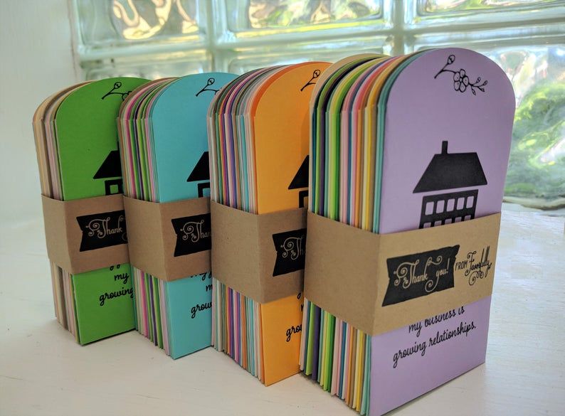 Real Estate Agent cards gift basket, House Sales L Real Estate Agent cards gift basket, House Sales L