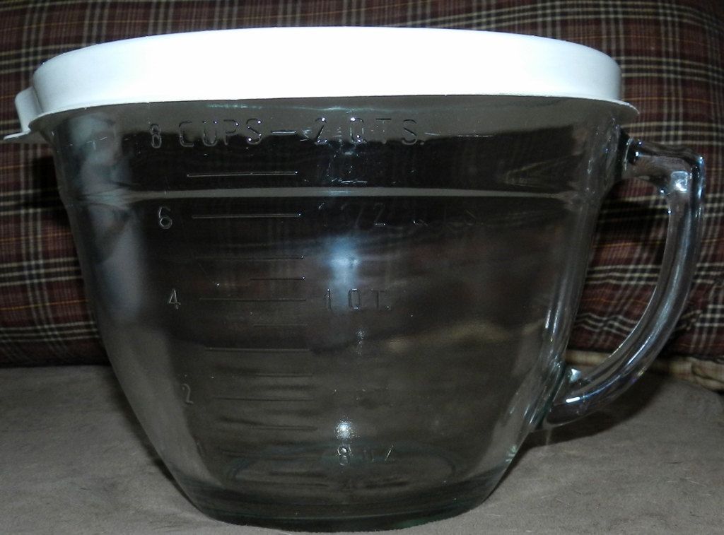 Vintage Pampered Chef - 8 Cup - 2 Quarts - Clear Glass Measuring Cup ... Vintage Pampered Chef - 8 Cup - 2 Quarts - Clear Glass Measuring Cup ...