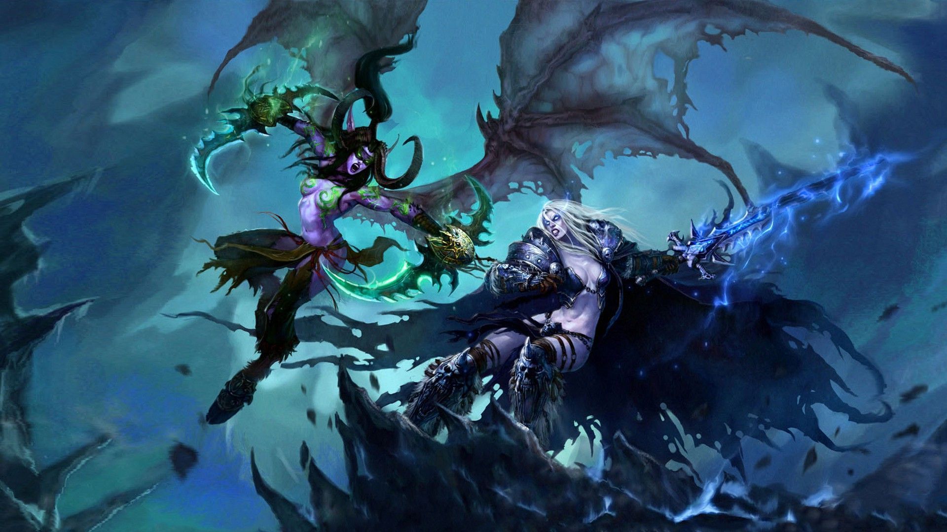 Illidan Vs Sylvanas World Of Warcraft Wallpaper World Of Illidan Vs Sylvanas World Of Warcraft Wallpaper World Of