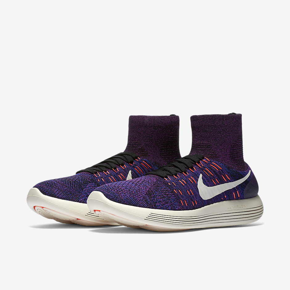 Nike Lunarepic Flyknit: Purple Nike Running, Running Shoes For Men ...