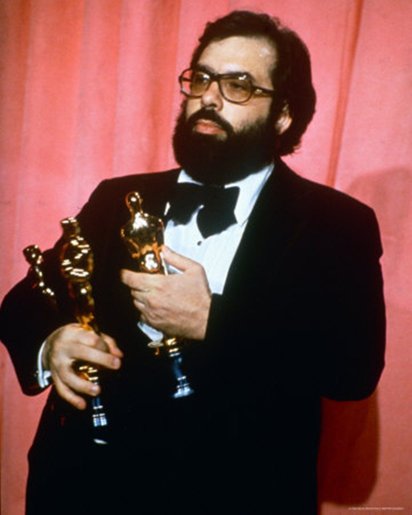Francis Ford Coppola at the Academy Awards ceremony, 1975. From 1970 to