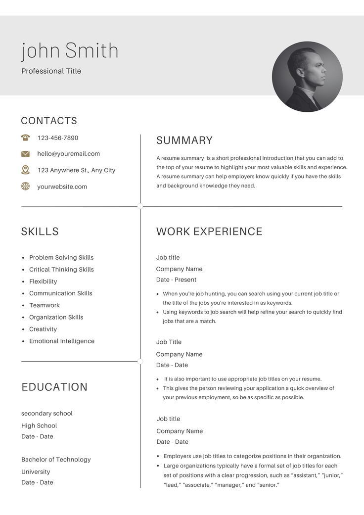 It shows a future employer what you have done in the past. It details your skills and training, work experience, and education, and, most importantly, the accomplishments you have made with past employers. Cover Letter Template, Page Template, Templates, Executive Resume Template, Minimalist Resume, References Page, Resume Tips, Resume Design, Professional Resume