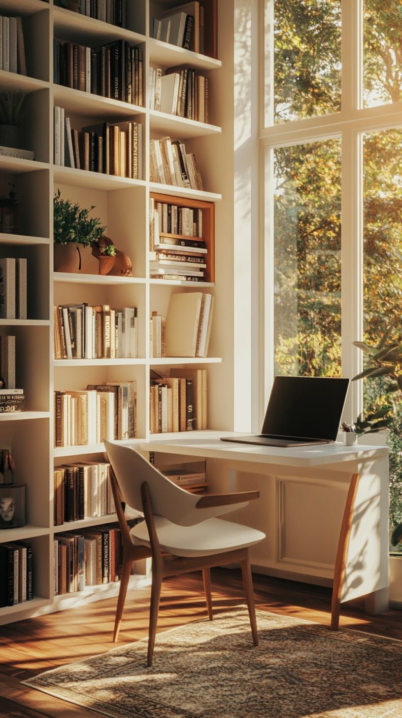 18 Inspiring Minimalist Office Interior Design Ideas with Light Wood and Cozy Accents