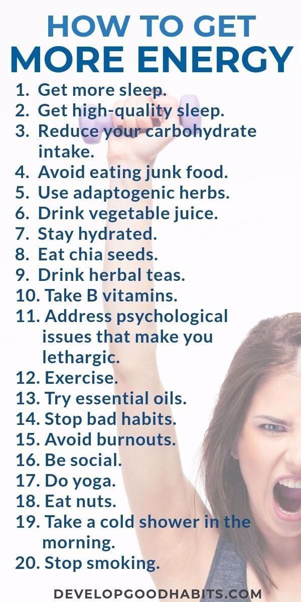 Discover how to get more energy in the morning and 20 tips to boost your energy and increase product...