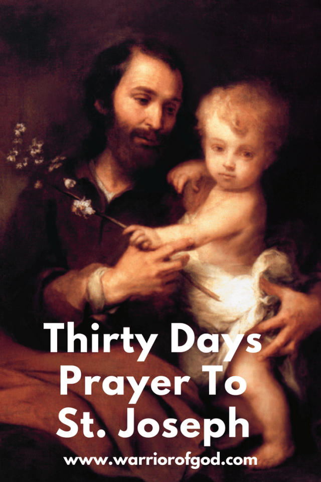 Thirty Days Prayer to St. Joseph Novena prayers catholic, St joseph