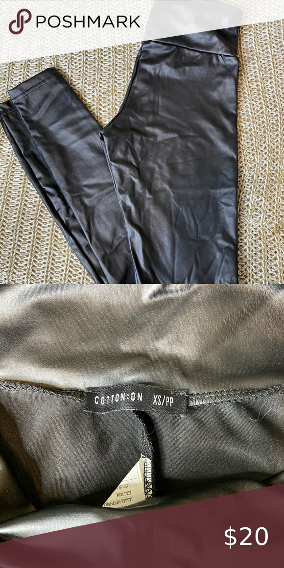 Brand New Pleather Legging Cotton On In 2020 Leggings Pants For Women - Leather Look Pants Cotton On Brand New Pleather Legging Cotton On In 2020 Leggings Pants For Women - Leather Look Pants Cotton On