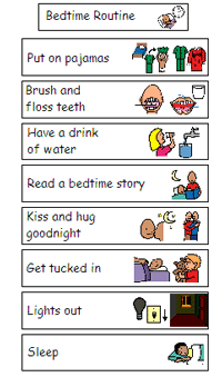 pictureset sub category bedtime routine kids bedtime toddler bedtime routine chart