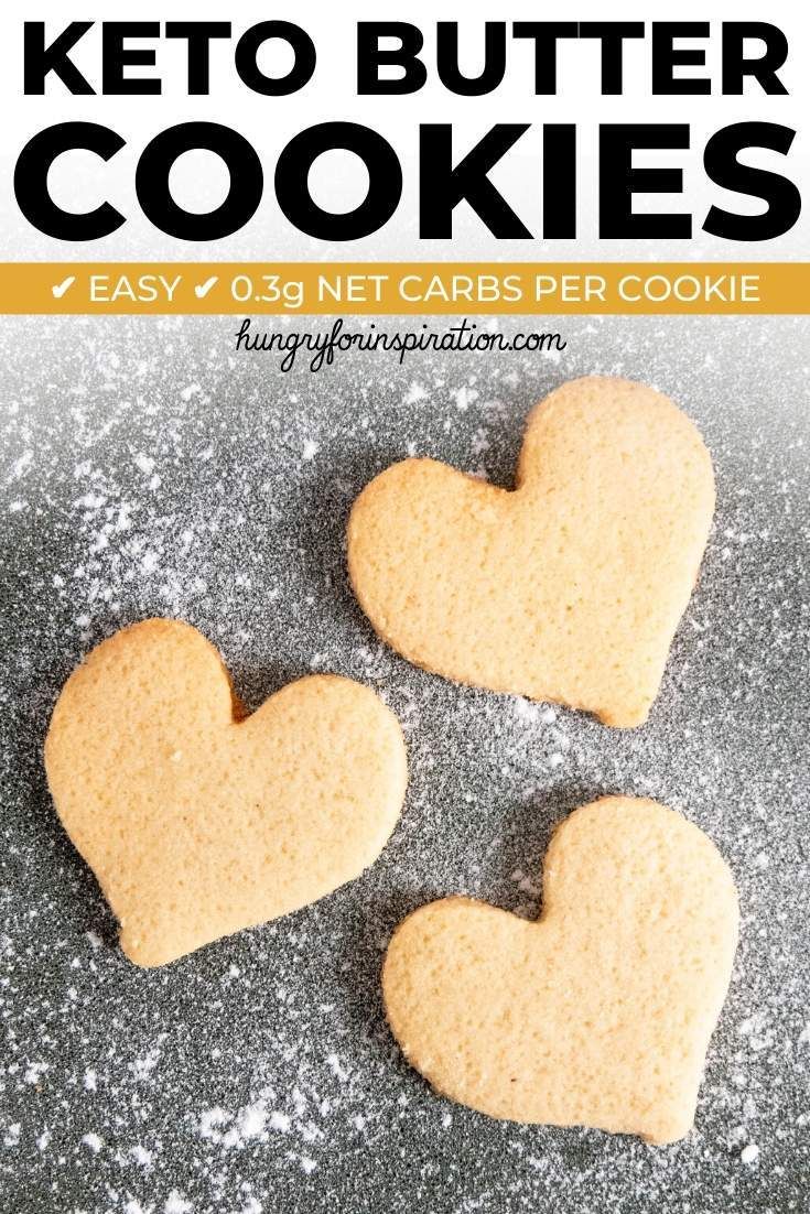 Easy Keto Butter Cookies (Keto Holiday Cookies) #ketodessert