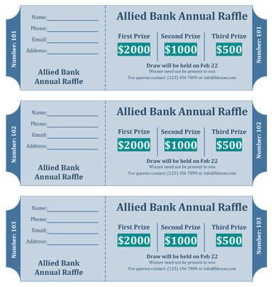cash prize raffle ticket template 4tyler pinterest ticket