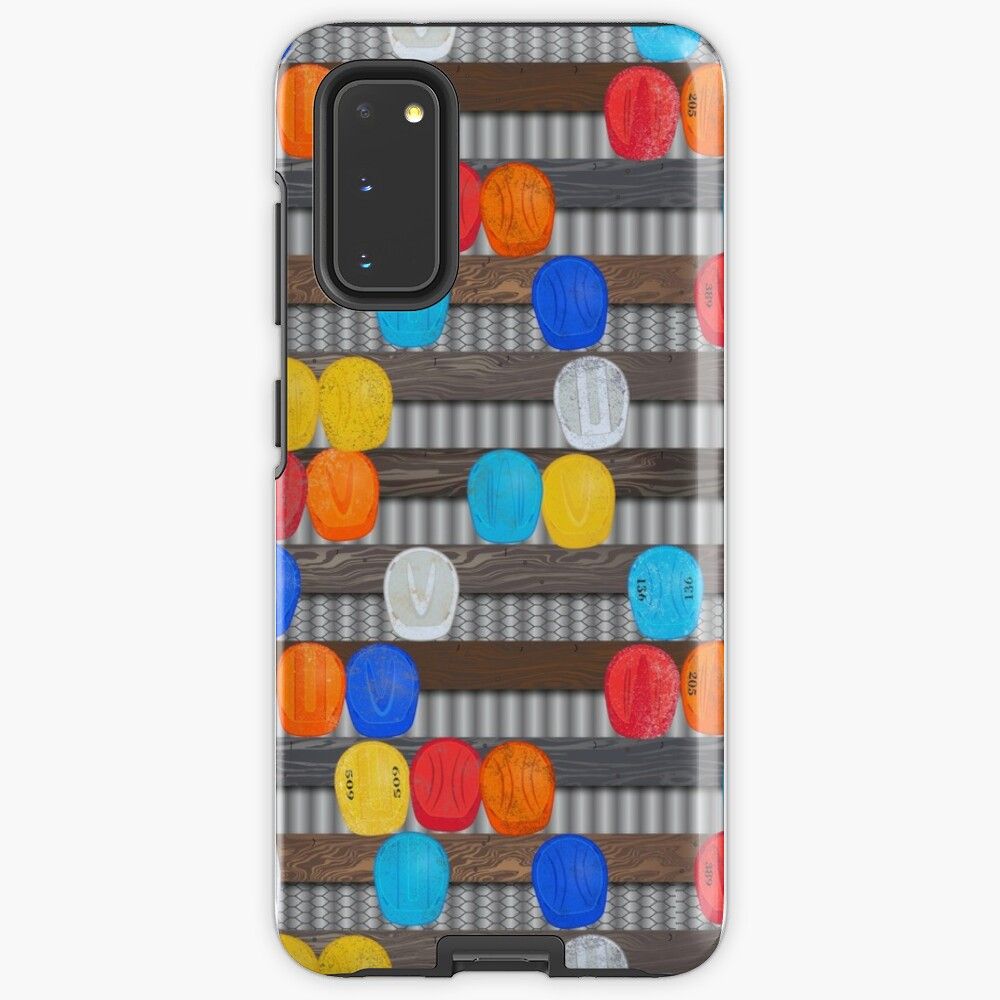 "Construction Workers Hard Hats " Samsung Galaxy Phone Case for Sale by