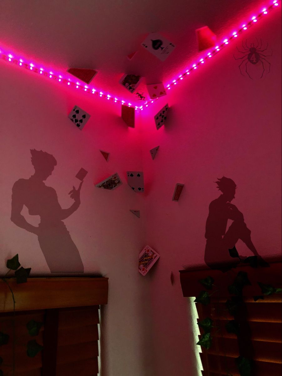 Hisoka card wall hisoka room decor