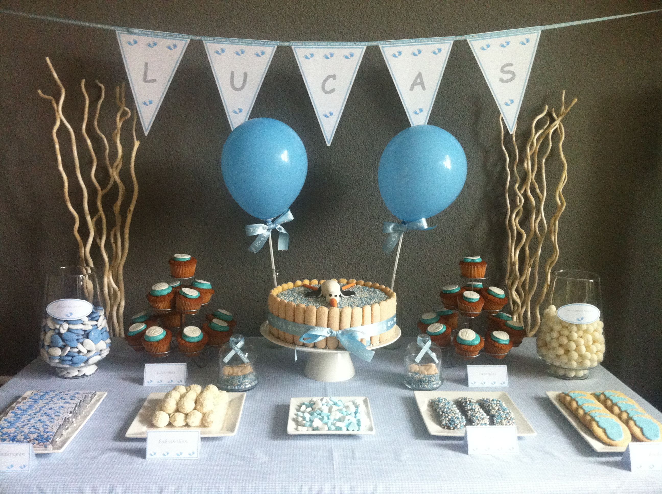 Desserttafel Baby Jongen Sweet Table Baby Boy Desserttafel Baby Jongen Sweet Table Baby Boy
