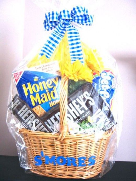 s 39 mores recipes and campfire songs homemade gift baskets raffle ideas for fundraising