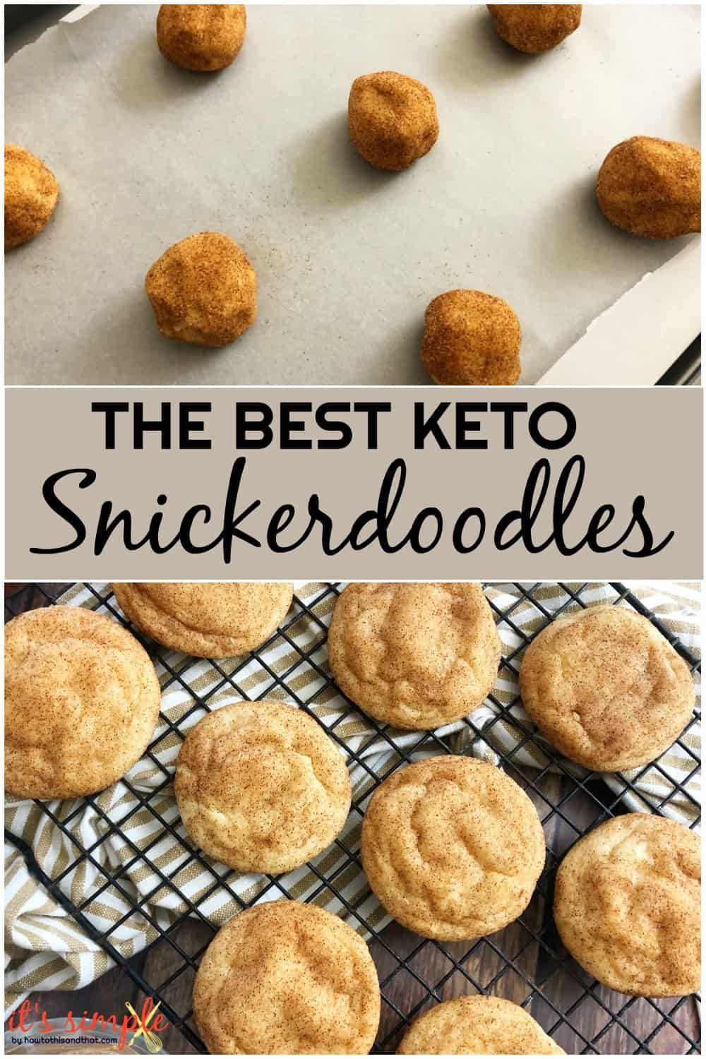 Keto Snickerdoodles Cookie Recipe- ONLY 2 CARBS Pe Keto Snickerdoodles Cookie Recipe- ONLY 2 CARBS Pe
