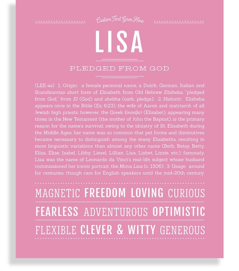Lisa Name Art Print Descriptive Words Personalized Art Print Name Art lisa-name-art-print-descriptive-words-personalized-art-print-name-art