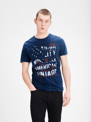 Jack & Jones retro print dark grey regular fit t shirt Jack & Jones retro print dark grey regular fit t shirt