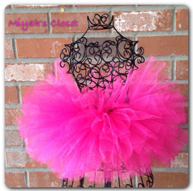 Pretty In Pink Tutu Hot Pink Tutu Birthday Tutu Cake Smash Etsy Pink Tutu Birthday Tutu