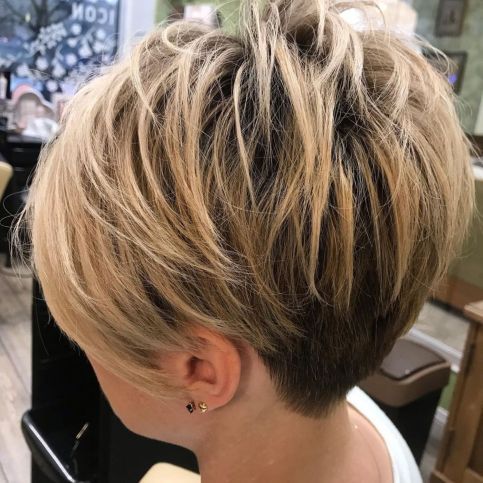 Undercut Pixie For Fine Hair in 2020 | Thin hair haircuts, Short thin