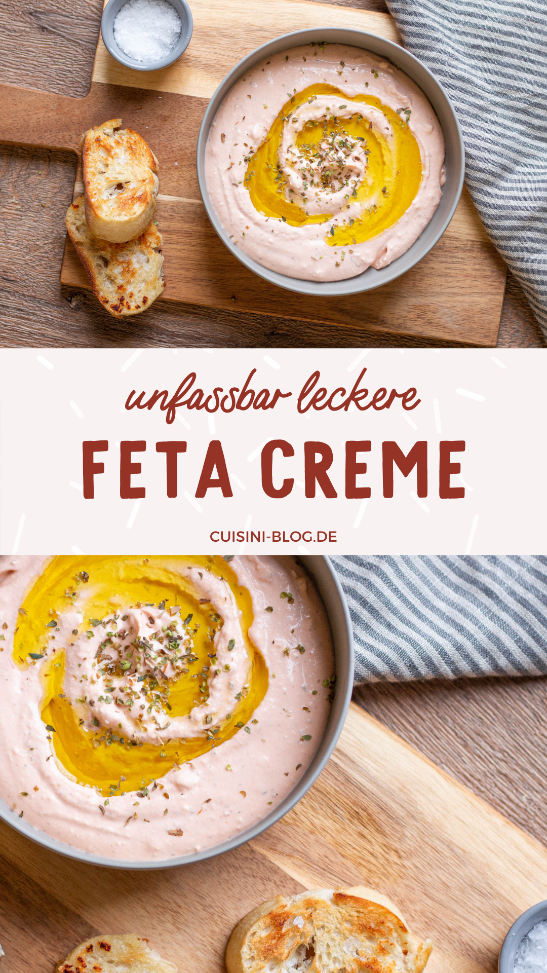 Feta Creme Rezept, unfassbar lecker! (einfaches Dip Rezept)