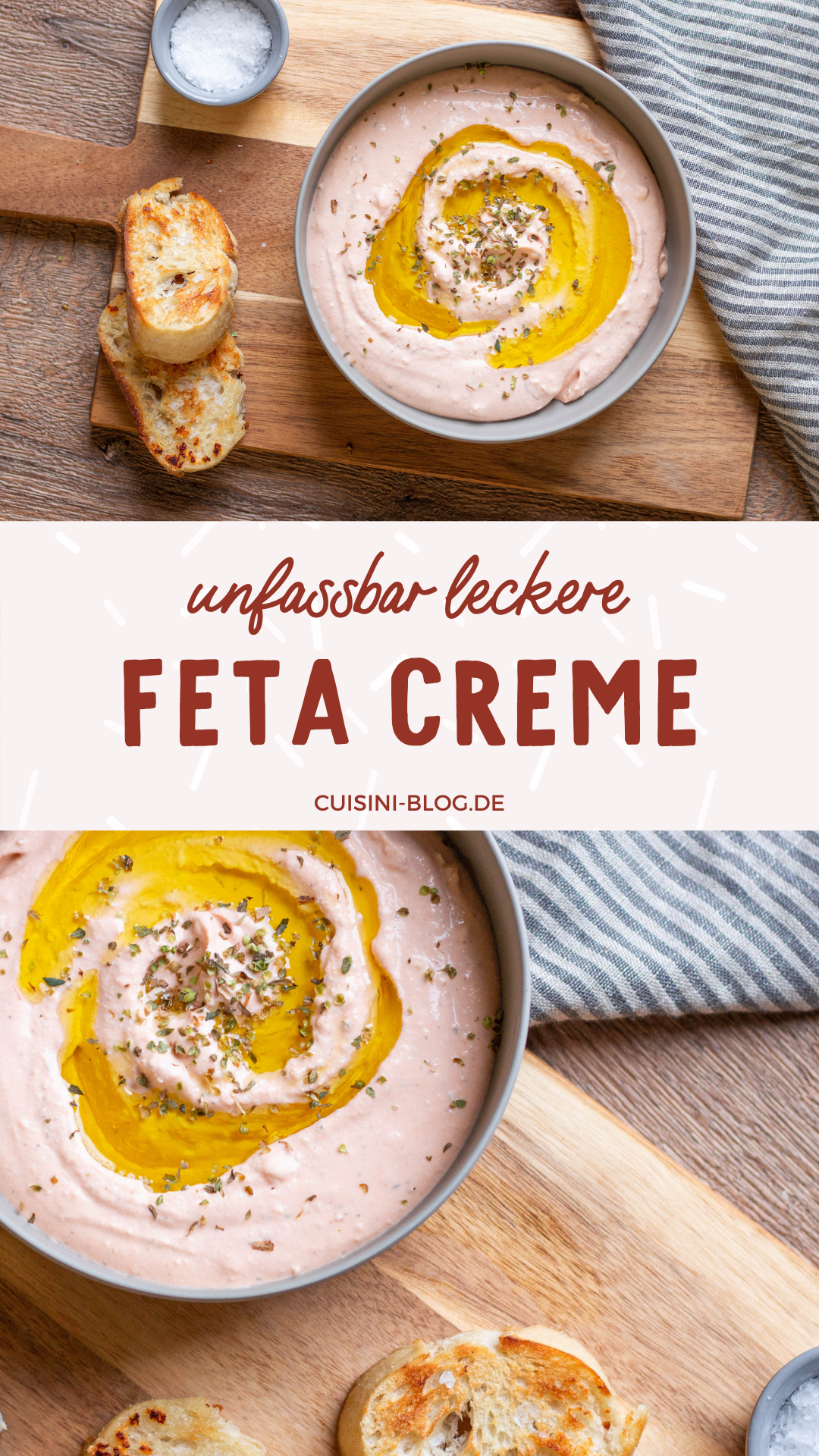 Feta Creme Dip wie vom Griechen - unfassbar lecker & einfach