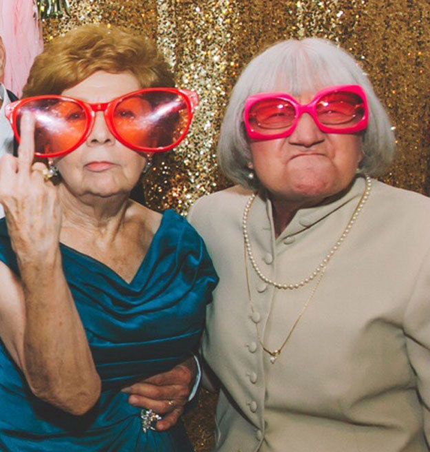 These Awesome Grandparents Just Changed The Wedding Photo Booth Game