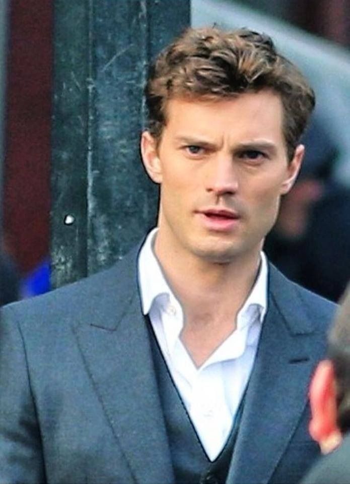 Jamie Dornan as Christian Grey | Christian gray fifty shades, Shades of ...