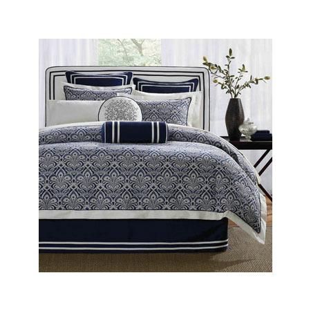 Hampton Hill Laurel Comforter Set By Jla Home Blue And White Bedding Bed Sets - Jla Hampton Hill Bedding Hampton Hill Laurel Comforter Set By Jla Home Blue And White Bedding Bed Sets - Jla Hampton Hill Bedding