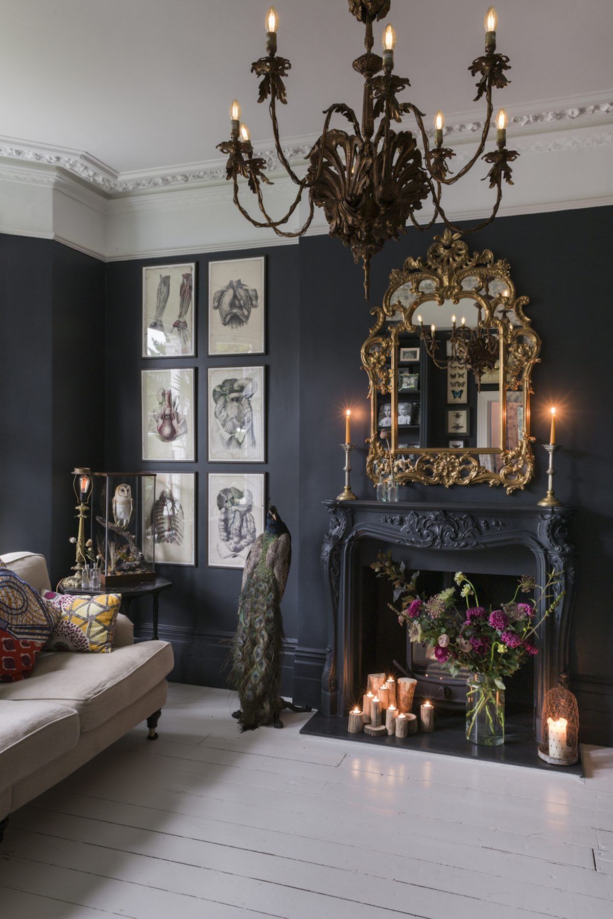 Kempe Sw16 Black Chandelier London Houses Shootfactory Location Boho Dining Room Interior Interior Design