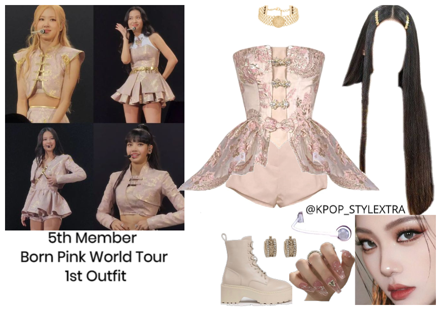 𝕷𝖆𝖑𝖎𝖘𝖆 𝕸𝖆𝖓𝖔𝖇𝖆𝖑 on X: • LISA 'BORN PINK' in LA Outfit/Wears  and Cost @ the Soundcheck 🎤✨ S