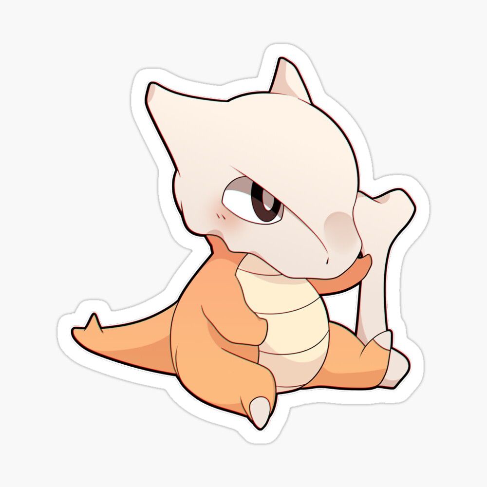 Pokemon Water Resistant Cubone Sticker in 2020 Cute stickers, Anime Pokemon Water Resistant Cubone Sticker in 2020 Cute stickers, Anime