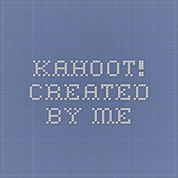 Kahoot! Created by me Kahoot, Productivity tools