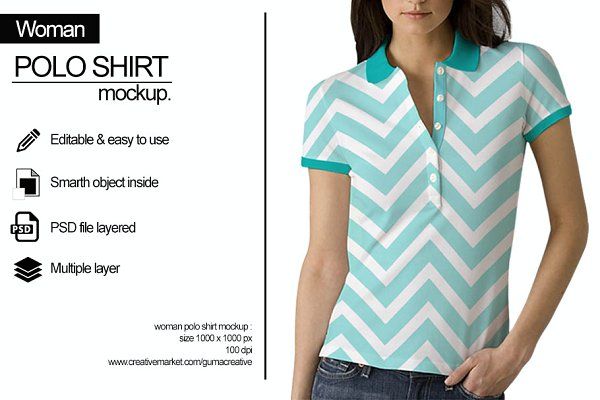 Download Woman polo shirt mockup | Polo shirt women, Shirt mockup, Mockup free psd