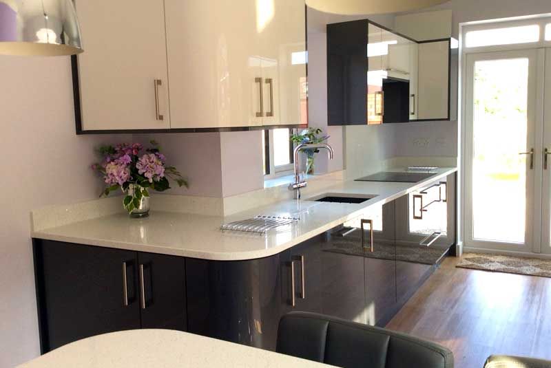 An Innova Altino Graphite High Gloss Kitchen Real kitchen, Kitchen An Innova Altino Graphite High Gloss Kitchen Real kitchen, Kitchen