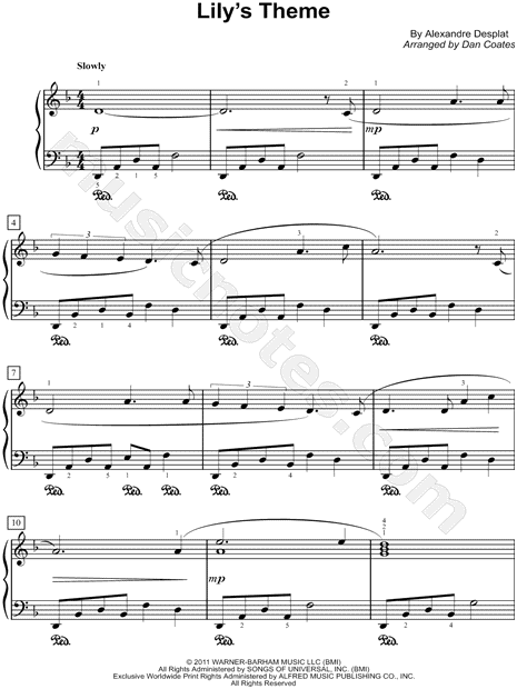 Harry Potter and the Deathly Hallows Piano Solos