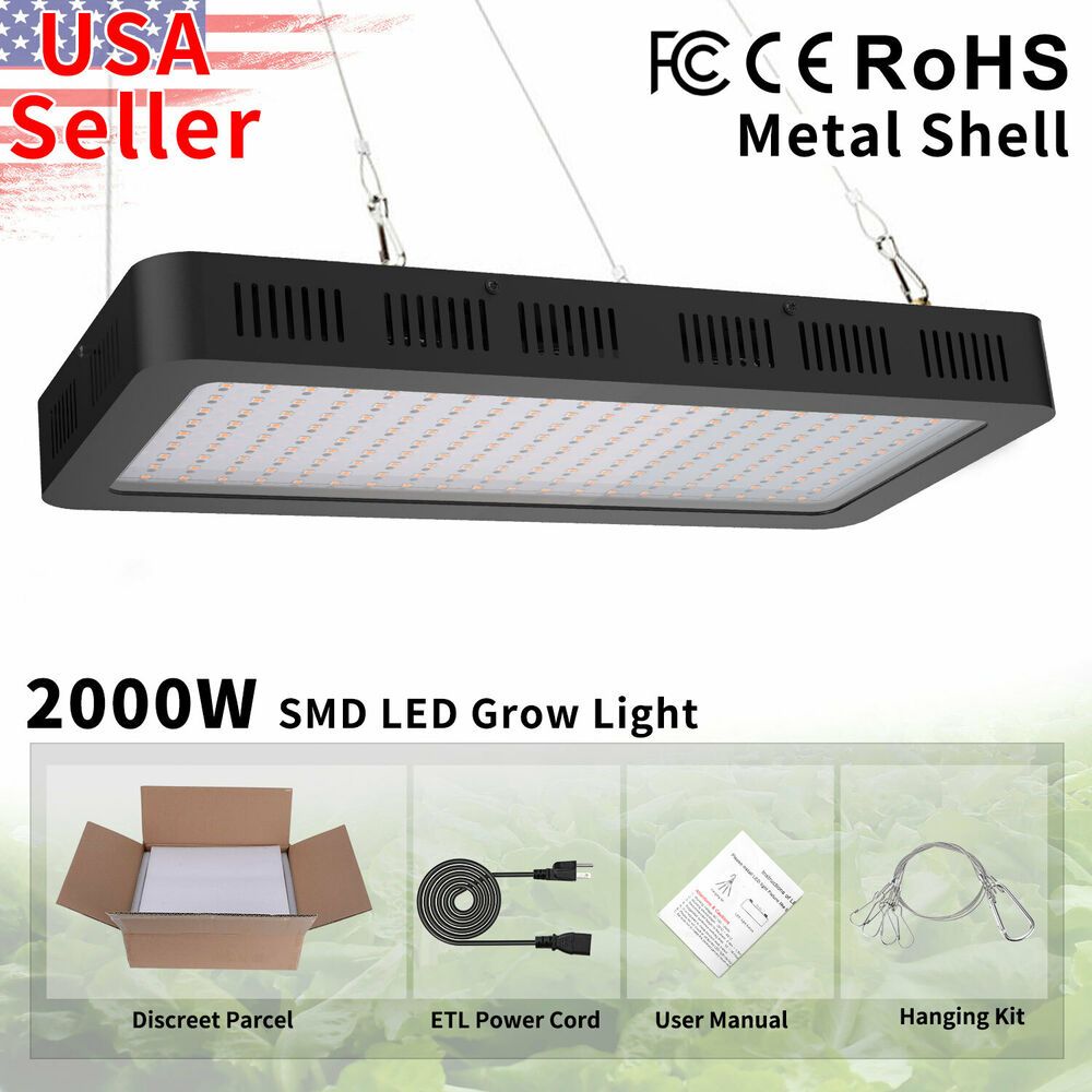 20w 200 Led Grow Light Hydroponic Veg Bloom Flower Indoor Garden Plant Lamp Led Grow Lights Plants Grow Lights For Plants Growing Bulbs