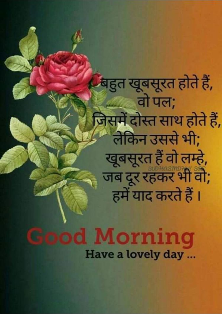 24++ Good morning beautiful images with quotes in hindi information